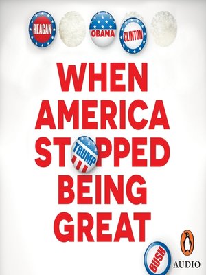 cover image of When America Stopped Being Great